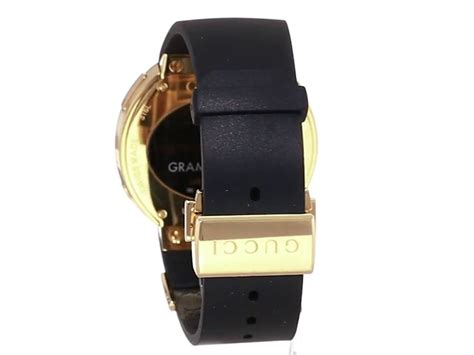 gucci men's ya114217 i-digital grammy special edition black watch